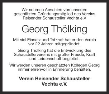 Anzeige von Georg Thölking von OM-Medien