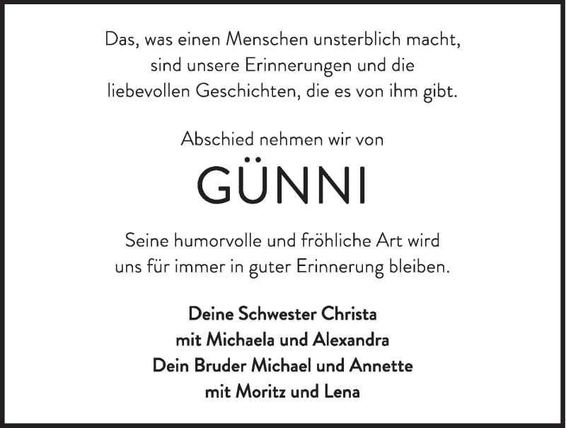  Traueranzeige für Günther Chojnacki vom 05.08.2020 aus OM-Medien