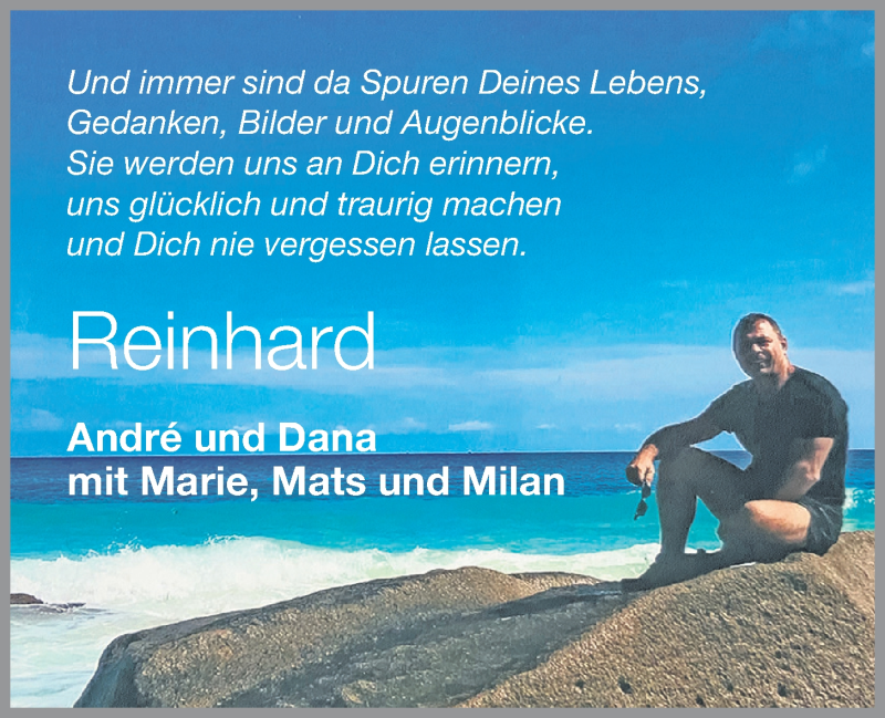  Traueranzeige für Reinhard Ostendorf vom 13.07.2021 aus OM-Medien