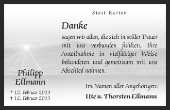 Anzeige von Philipp Ellmann von OM-Medien