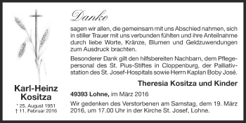 Anzeige von Karl-Heinz Kositza von OM-Medien