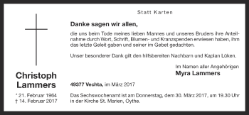 Anzeige von Christoph Lammers von OM-Medien