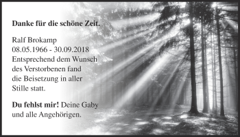 Anzeige von Ralf Brokamp von OM-Medien