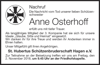 Anzeige von Anne Osterhoff von OM-Medien