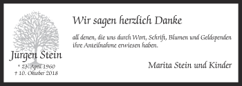Anzeige von Jürgen Stein von OM-Medien
