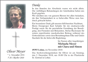 Anzeige von Oliver Meyer von OM-Medien