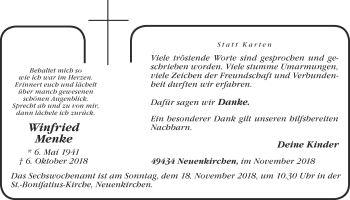 Anzeige von Winfried Menke von OM-Medien