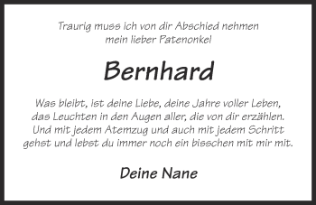 Anzeige von Bernhard Bavendiek von OM-Medien