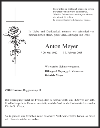 Anzeige von Anton Meyer von OM-Medien