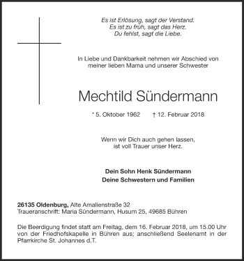Anzeige von Mechtild Sündermann von OM-Medien