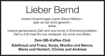 Anzeige von Bernard Niehues von OM-Medien