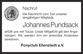 Anzeige von Johannes Pundsack von OM-Medien