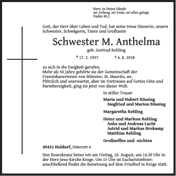 Anzeige von M. Anthelma  von OM-Medien