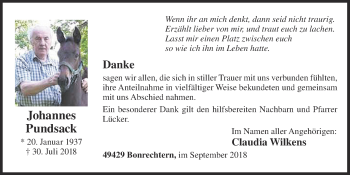 Anzeige von Johannes Pundsack von OM-Medien