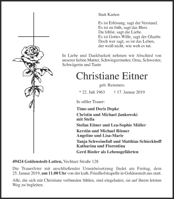 Anzeige von Christiane Eitner von OM-Medien