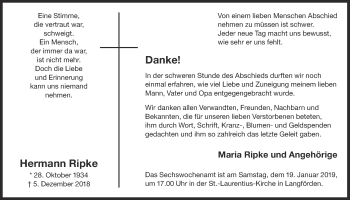 Anzeige von Hermann Ripke von OM-Medien