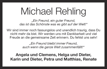 Anzeige von Michael Rehling von OM-Medien