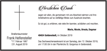 Anzeige von Frank Helfensteller von OM-Medien