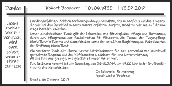 Anzeige von Robert Boedeker von OM-Medien