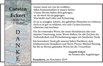 Anzeige von Carsten Eckert von OM-Medien