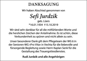 Anzeige von Selfi Jurdzik von OM-Medien