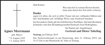 Anzeige von Agnes Meermann von OM-Medien