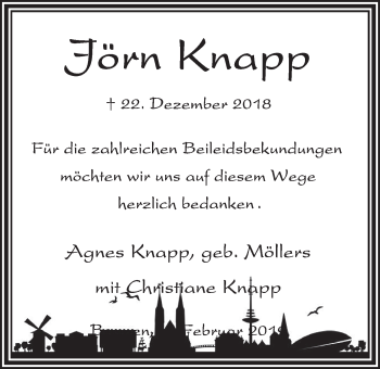 Anzeige von Jörn Knapp von OM-Medien