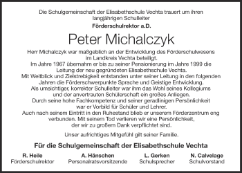 Anzeige von Peter Michalczyk von OM-Medien