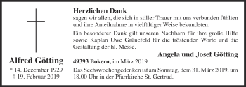 Anzeige von Alfred Götting von OM-Medien