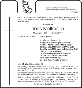 Anzeige von Jens Moellmann von OM-Medien