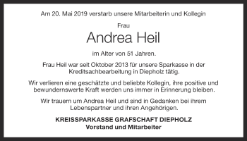 Anzeige von Andrea Heil von OM-Medien