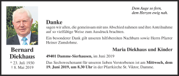 Anzeige von Bernard Diekhaus von OM-Medien