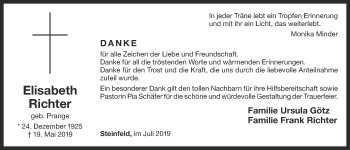 Anzeige von Elisabeth Richter von OM-Medien
