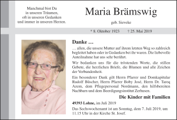 Anzeige von Maria Brämswig von OM-Medien