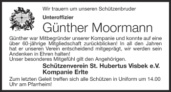 Anzeige von Günther Moormann von OM-Medien