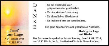 Anzeige von Josef zur Lage von OM-Medien