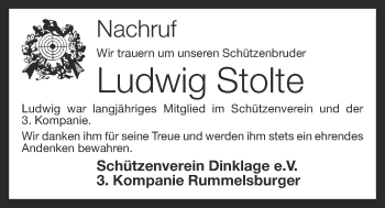 Anzeige von Ludwig Stolte von OM-Medien