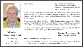 Anzeige von Monika Skrzetuszewski von OM-Medien