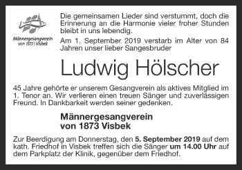 Anzeige von Ludwig Hölscher von OM-Medien