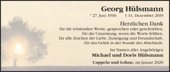 Anzeige von Georg Hülsmann von OM-Medien