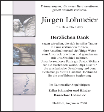 Anzeige von Jürgen Lohmeier von OM-Medien