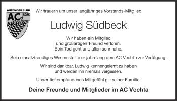 Anzeige von Ludwig Südbeck von OM-Medien