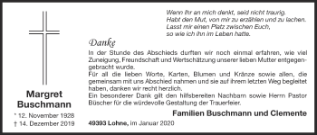 Anzeige von Margret Buschmann von OM-Medien