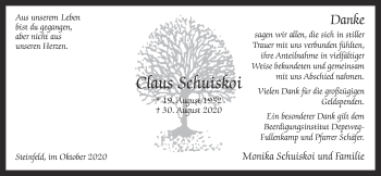 Anzeige von Claus Schuiskoi von OM-Medien