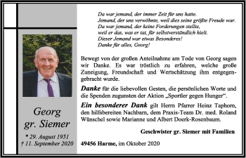Anzeige von Georg Siemer von OM-Medien