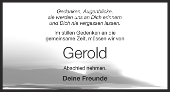 Anzeige von Gerold Haskamp von OM-Medien