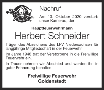 Anzeige von Herbert Schneider von OM-Medien