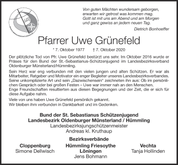 Anzeige von Uwe Grünefeld von OM-Medien