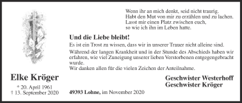 Anzeige von Elke Kröger von OM-Medien