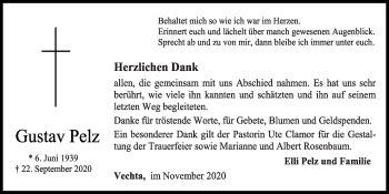 Anzeige von Gustav Pelz von OM-Medien